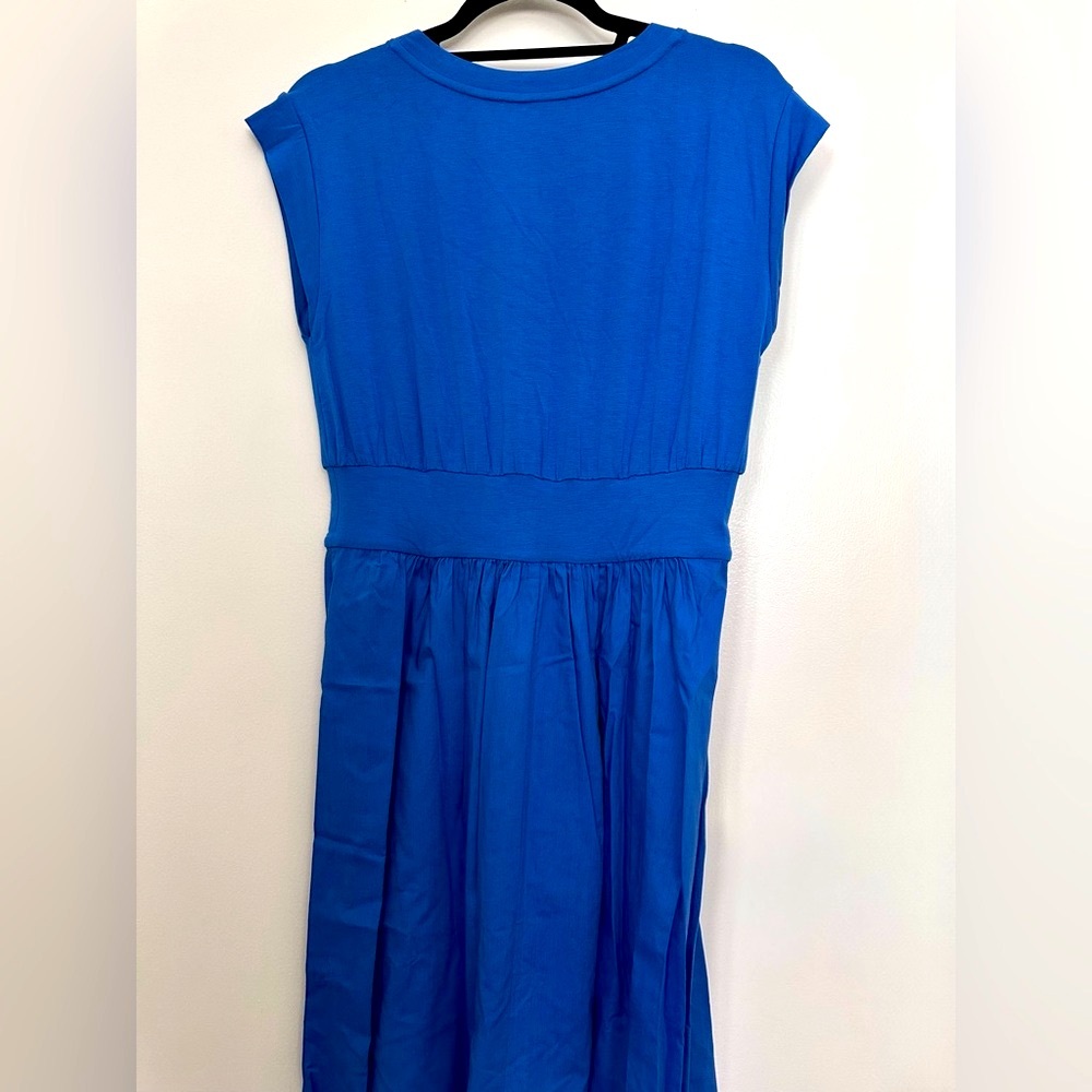 Loft structured sleeveless midi dress. - Picture 6 of 6